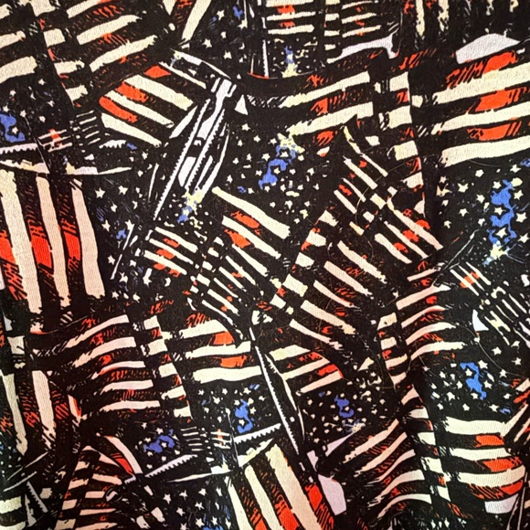 LuLaRoe Flag Dress - Picture 4 of 4